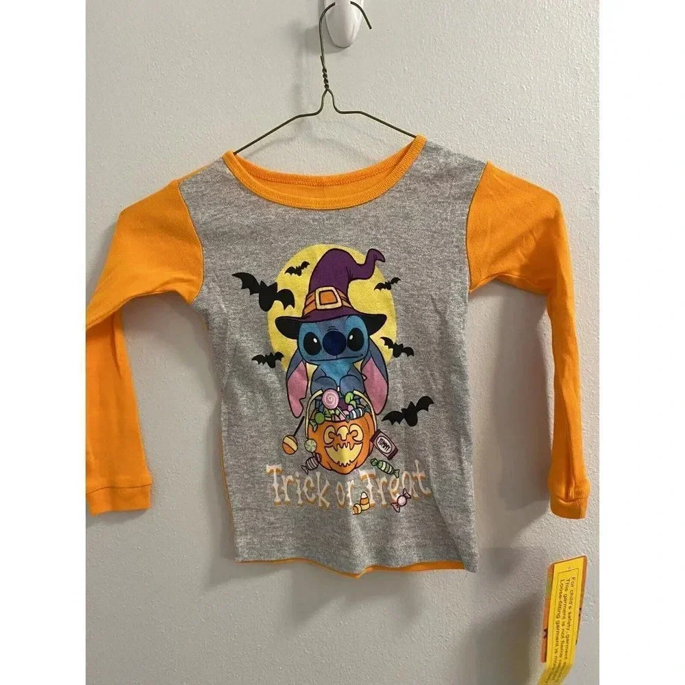 Disney Glow in the Dark Pajamas Unisex Size 4 Trick Or Treat - HALLOWEEN - New